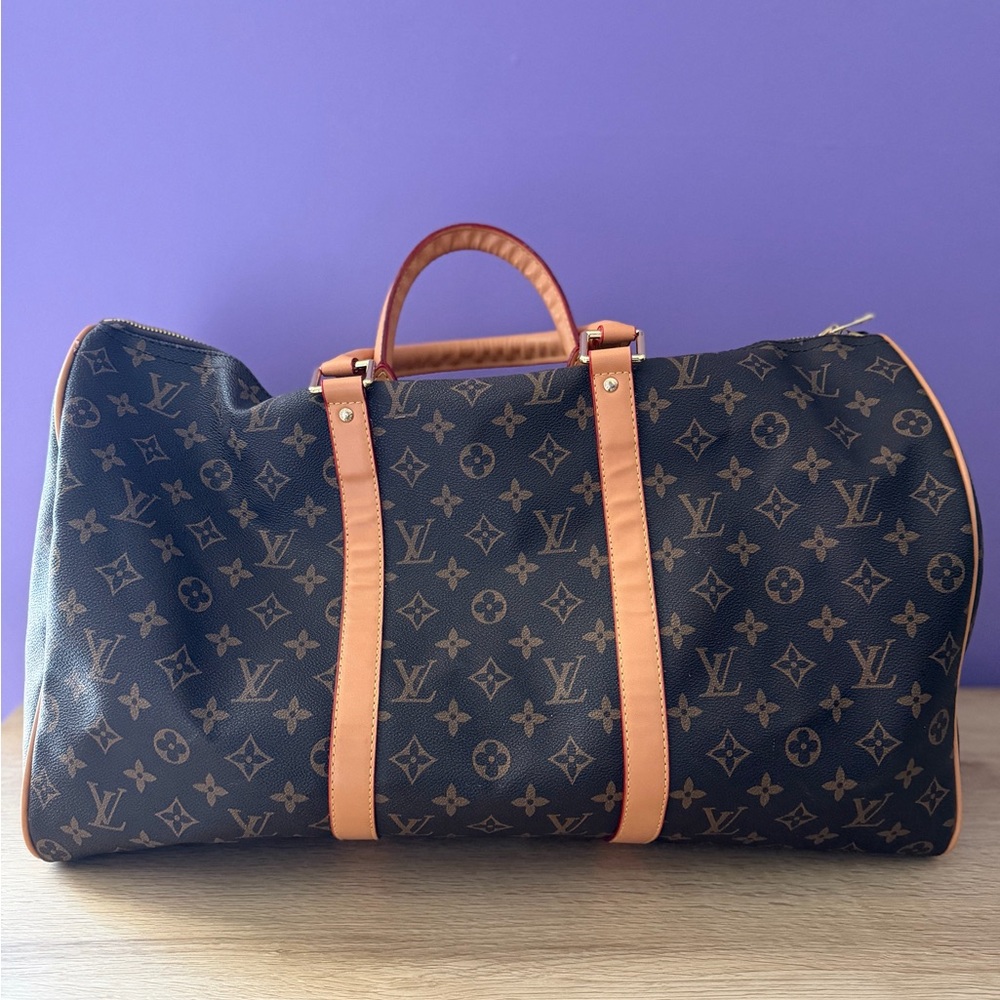 Louis Vuitton monogram keepall bandoulière travel bag - Picture 3 of 16